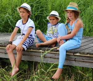 kids collection blue tones and navy stripes made in the netherlands
