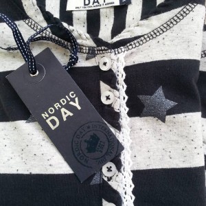 hangtag and design details nordic day collection